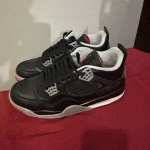 Jordan Black and White Sneakers